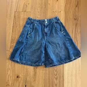 Anthropologie Pilcro Gaucho Jean Shorts